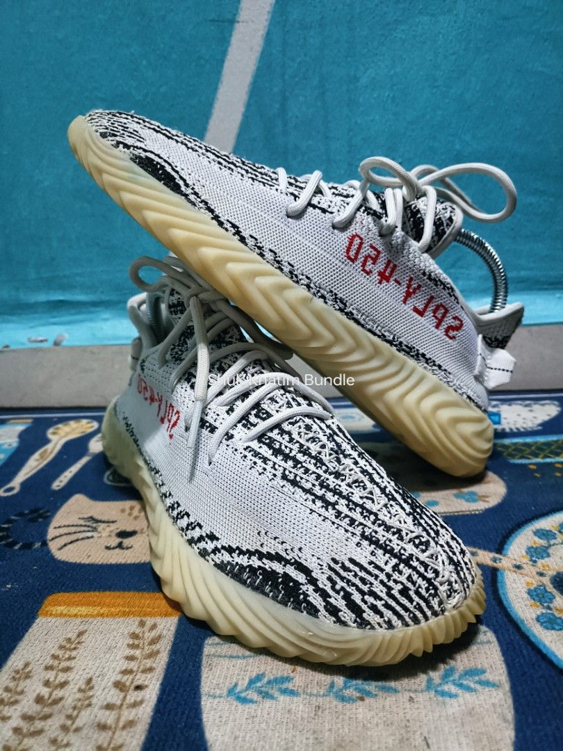 Adidas Yeezy Zebra SPLY 450 7.5UK Men s Fashion Footwear Casual