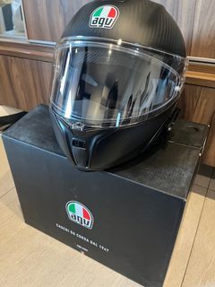 AGV Sportmodular Refractive Helmet Carbon Silver