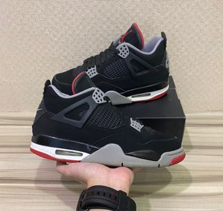 Nike air jordan deals 4 bred uk