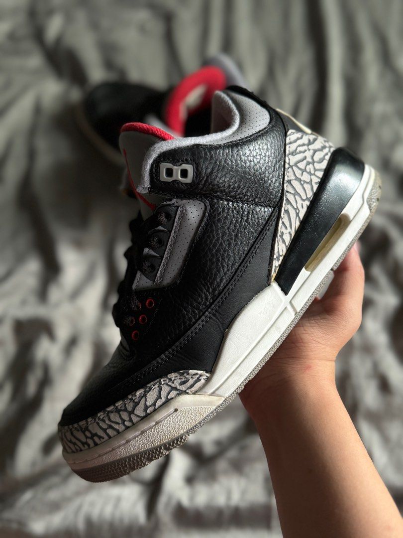 Cement 3 outlet jordans