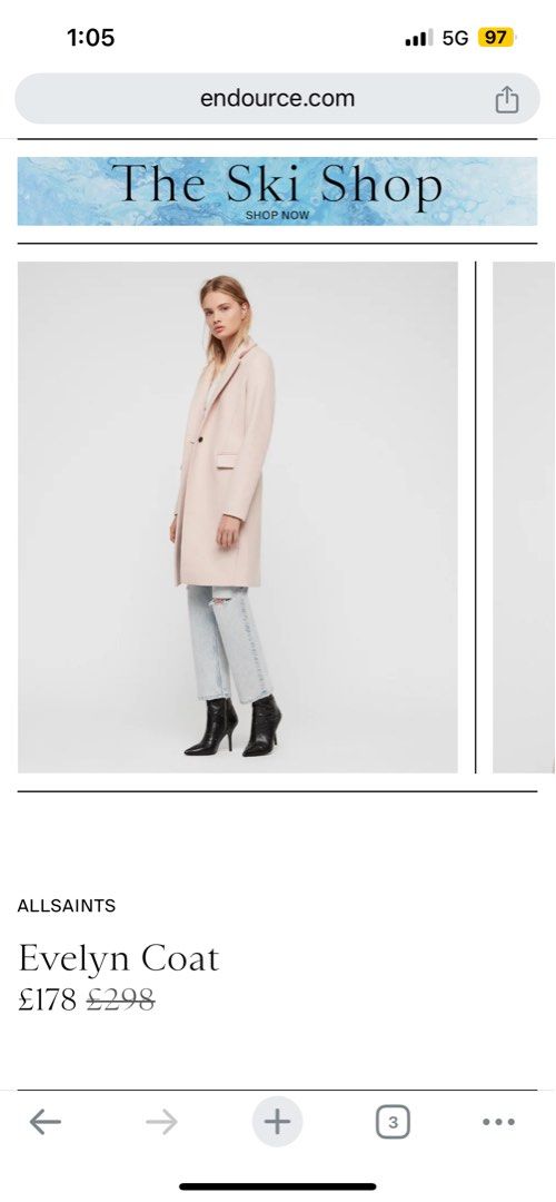 All saints evelyn coat 2025