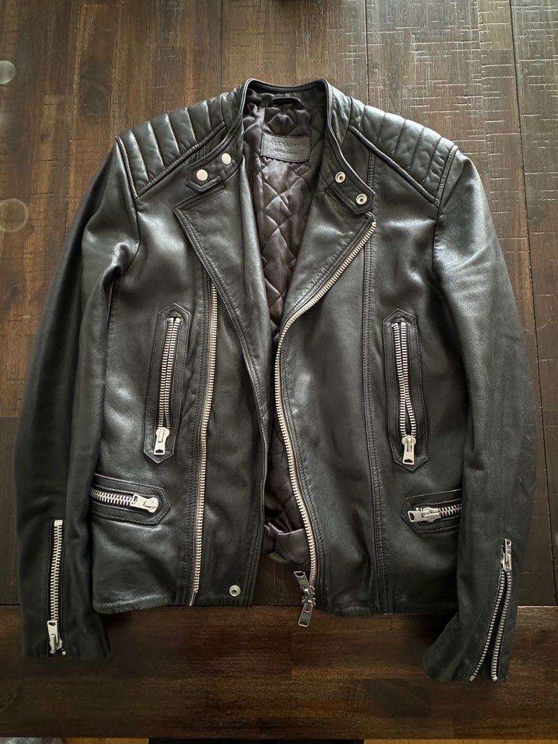All Saints Leather Biker Jacket