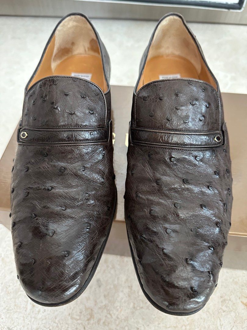 Genuine sales ostrich shoes