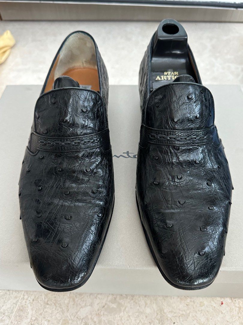 Genuine sales ostrich shoes