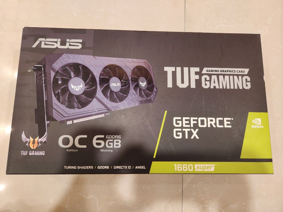 ASUS TUF Gaming X3 GeForce GTX 1660 SUPER OC edition 6GB GDDR6