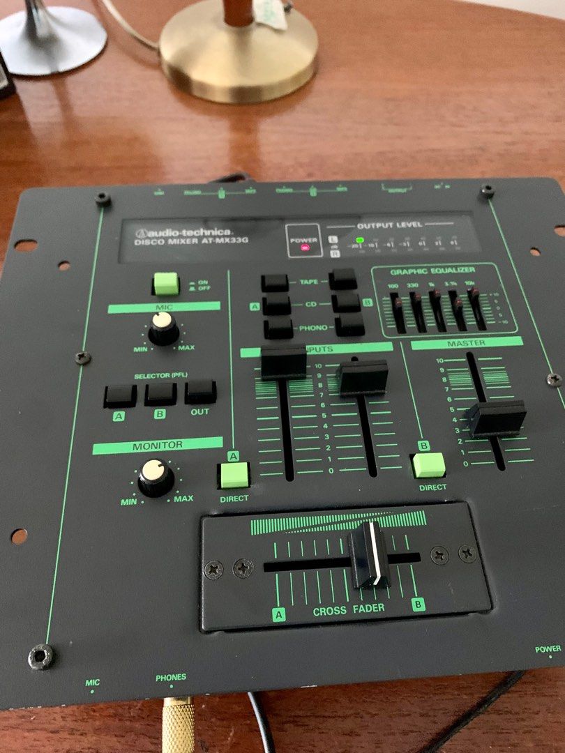 audio-technica / AT-MX33G DJミキサー audio technica DISCO MIXER AT