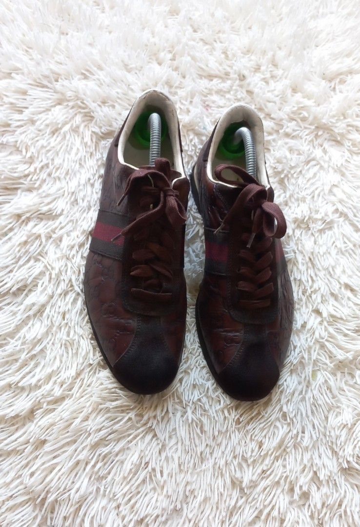 Authentic gucci guccissima Luxury Sneakers Footwear on Carousell