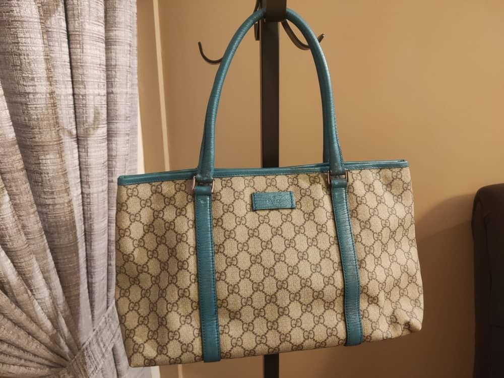 Real gucci new arrivals tote bag