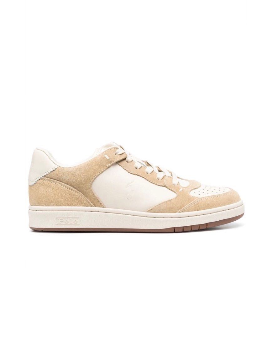 Ralph lauren court 1 leather sneaker hotsell