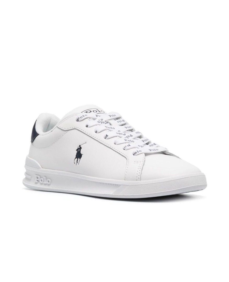 Ralph lauren best sale leather sneakers