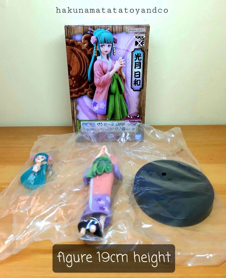 Banpresto Grandline Lady Figure One Piece Kouzuki Hiyori Mint in Box (MIB) (Category: Figurines & Statues) located in Cavite. Submitted by hakunamatatatoyandcollectibles (Listing ID 1287544277, Image 2). Description: Banpresto Grandline Lady Figure One Piece Kouzuki Hiyori Mint in Box (MIB) box condition 7/10 Japan imported items What you see is what you get (WYSIWYG) As is Authentic items Good condition items.