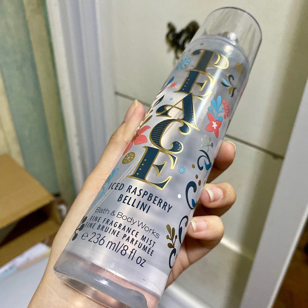 AUTH BBW | ICED RASBERRY BELLINI (Category: Fragrance & Deodorants) located in Antipolo. Submitted by acecapsuleph (Listing ID 1287658460, Image 2). Description: ▫️RFS: Sobrang dami ko ng pabango need ko magdeclutteeer 🥹 ▫️ Payment first or COD (with additional charge). Checkout via Orange App.