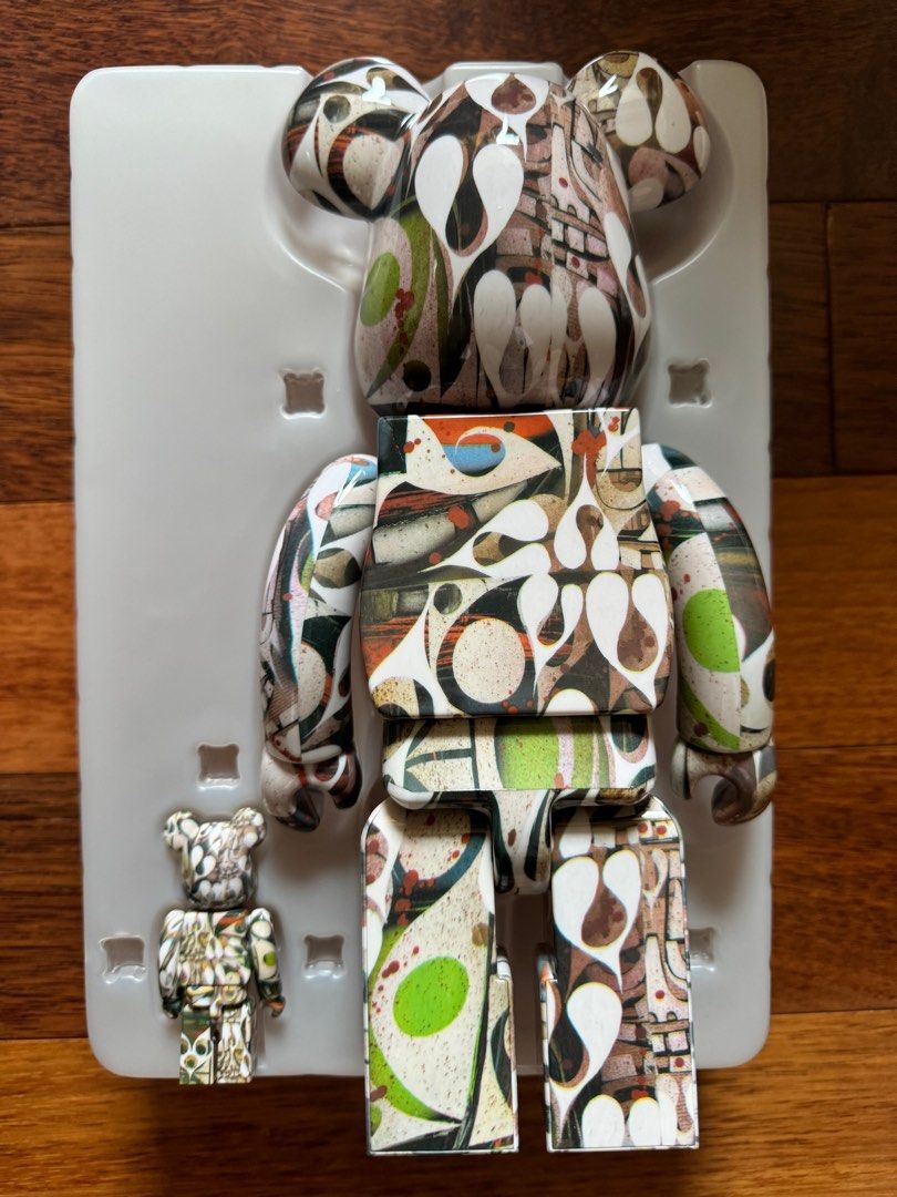 Bearbrick 400% 100% Phil Frost 展示盒膠明膠盒保護盒, 興趣及遊戲 