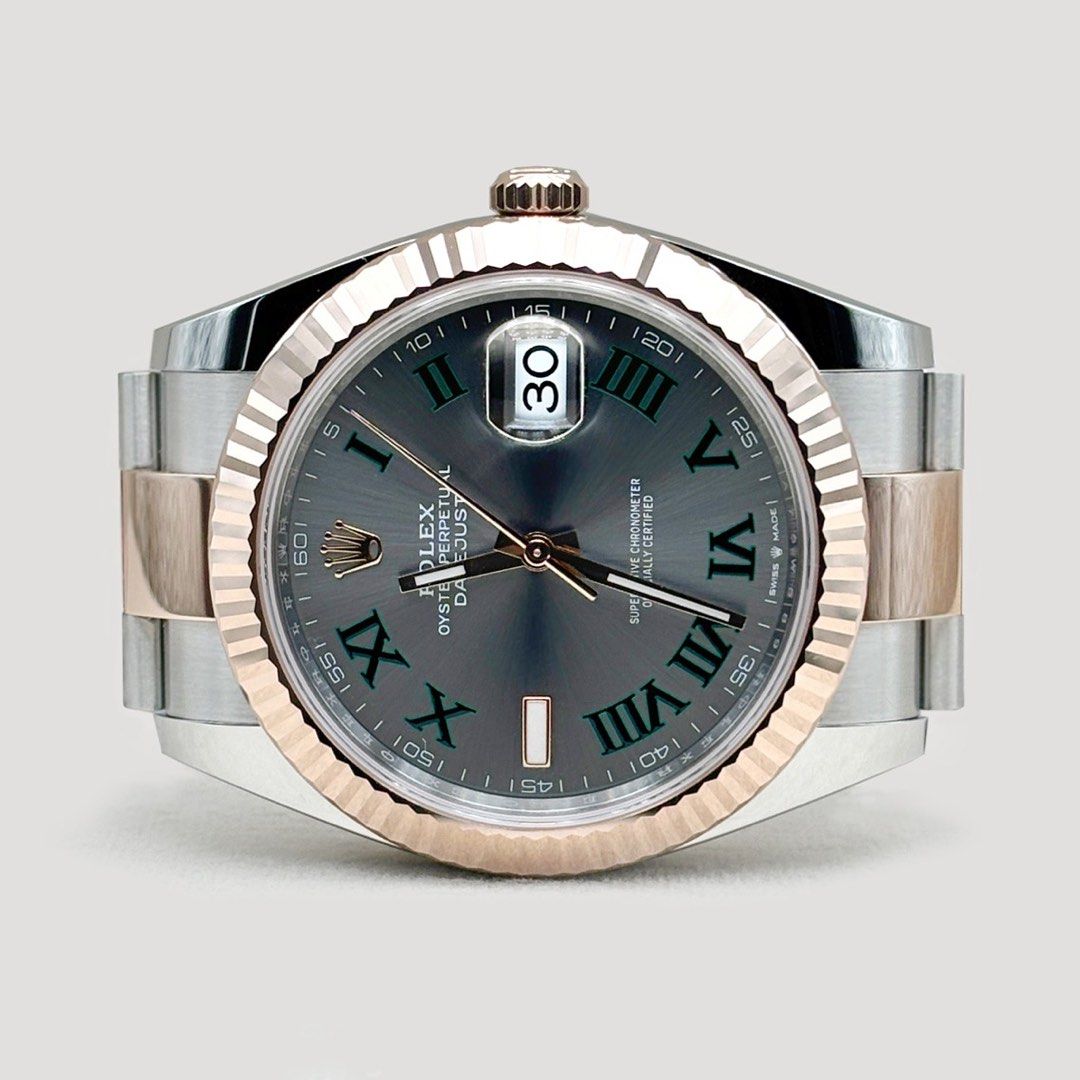 Brand New 11 23 Rolex Datejust Wimbledon 41mm 126331 Luxury