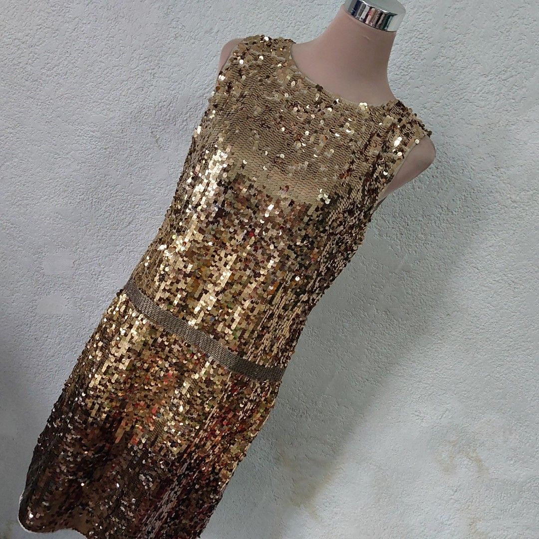 Matthew williamson gold dress online