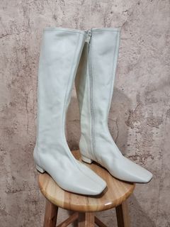 "By Far" -Calf Skin Leather Knee High Boots-