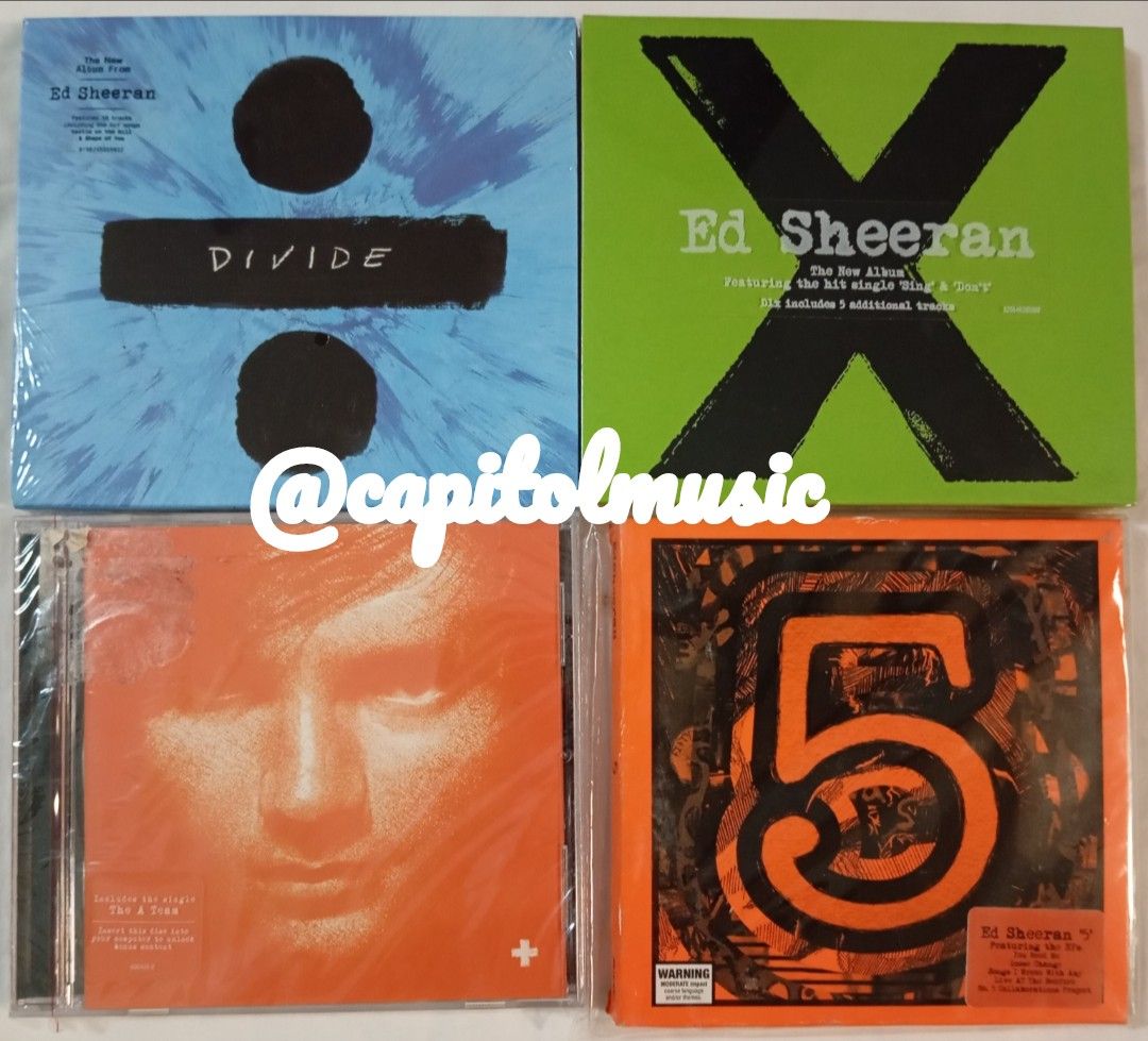 Capitol Music] Ed Sheeran - CD Album, Hobbies & Toys, Music & Media, CDs &  DVDs on Carousell