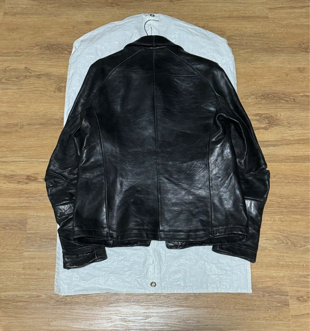 極美品 CCP】SCARSTITCHED LEATHER JACKET