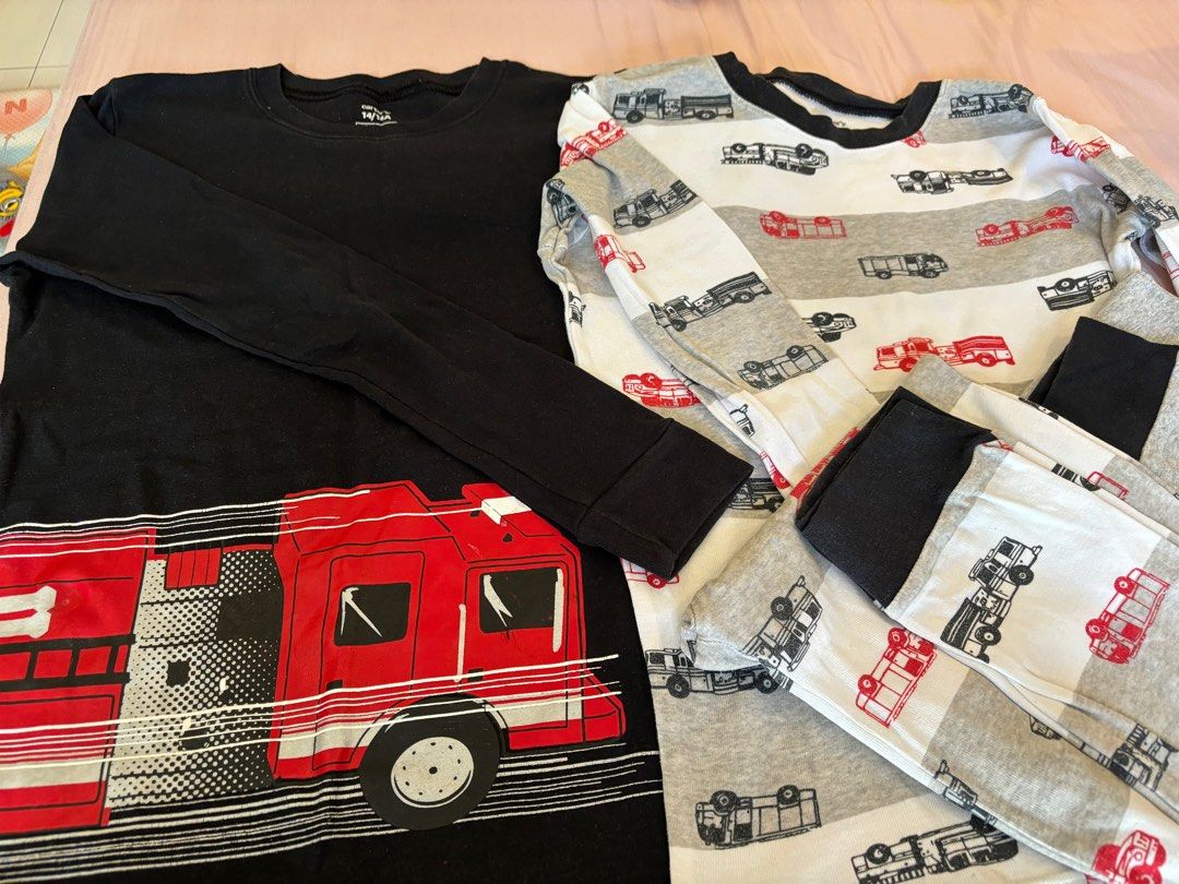 Carter s Fire Engine Pyjamas Set of 2 Size 14 Babies Kids