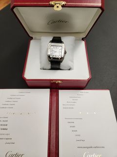 Cartier santos 100 mens sale watch