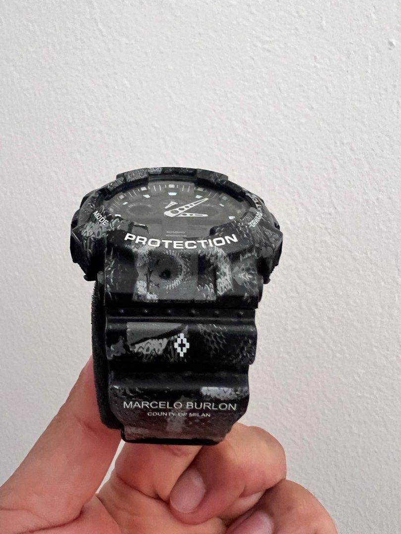 Casio G Shock Marcelo Burlon Men s Fashion Watches Accessories Watches on Carousell