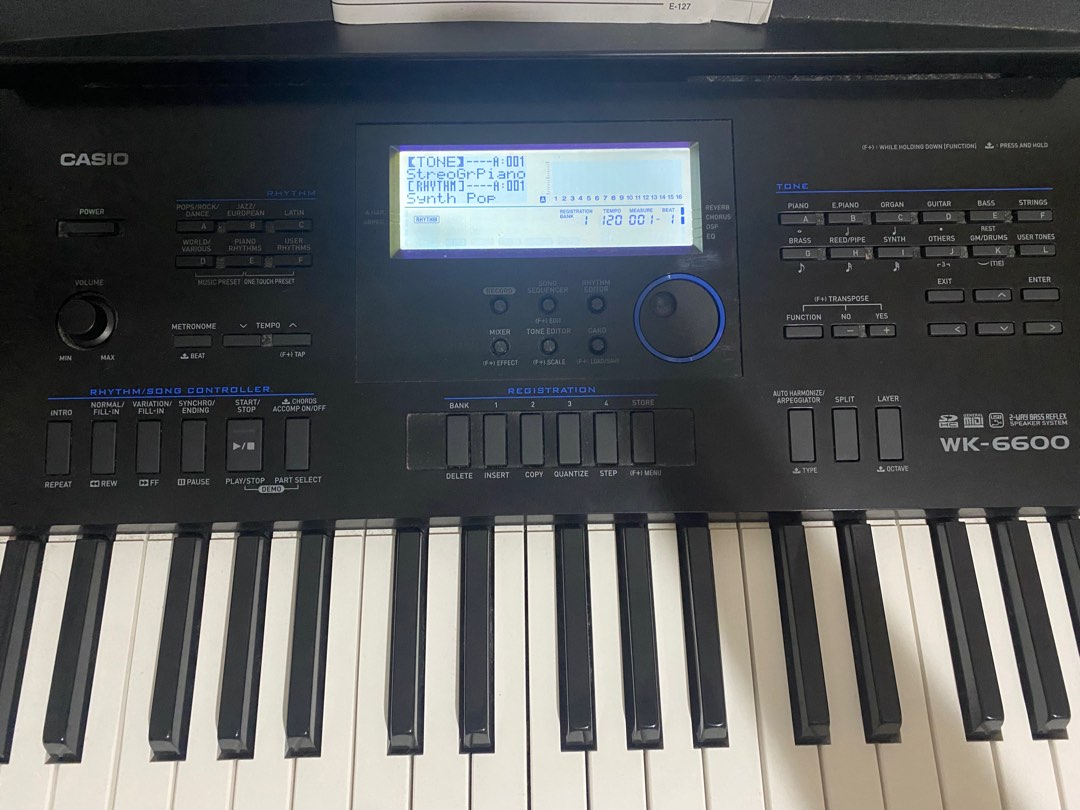 Casio wk 6600 cheap