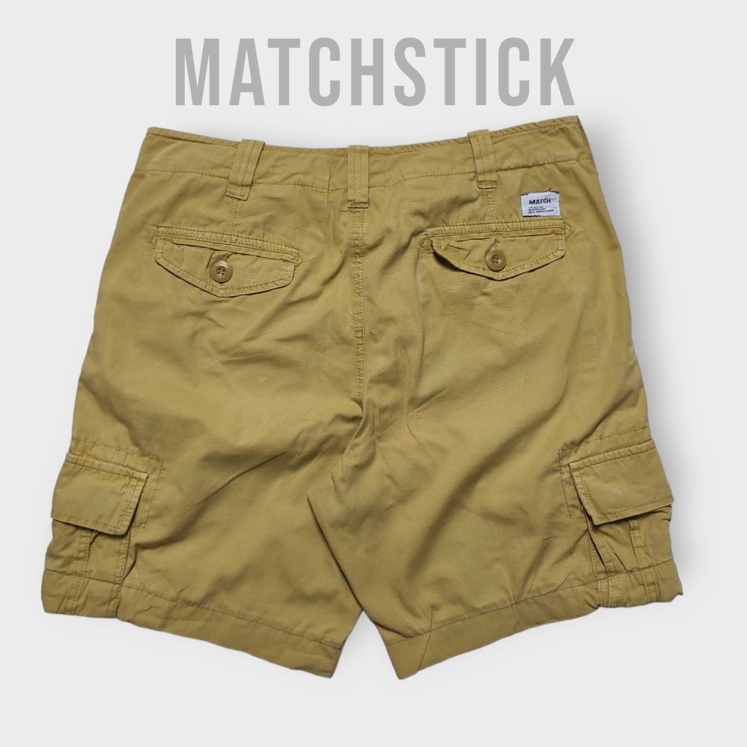 Khaki Shorts Matchstick Cargo Shorts Decathlon Buy Mens Cargo