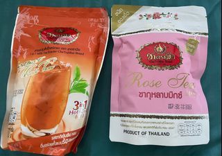 Cha Tra Mue Instant Thai Tea, and Rose Tea