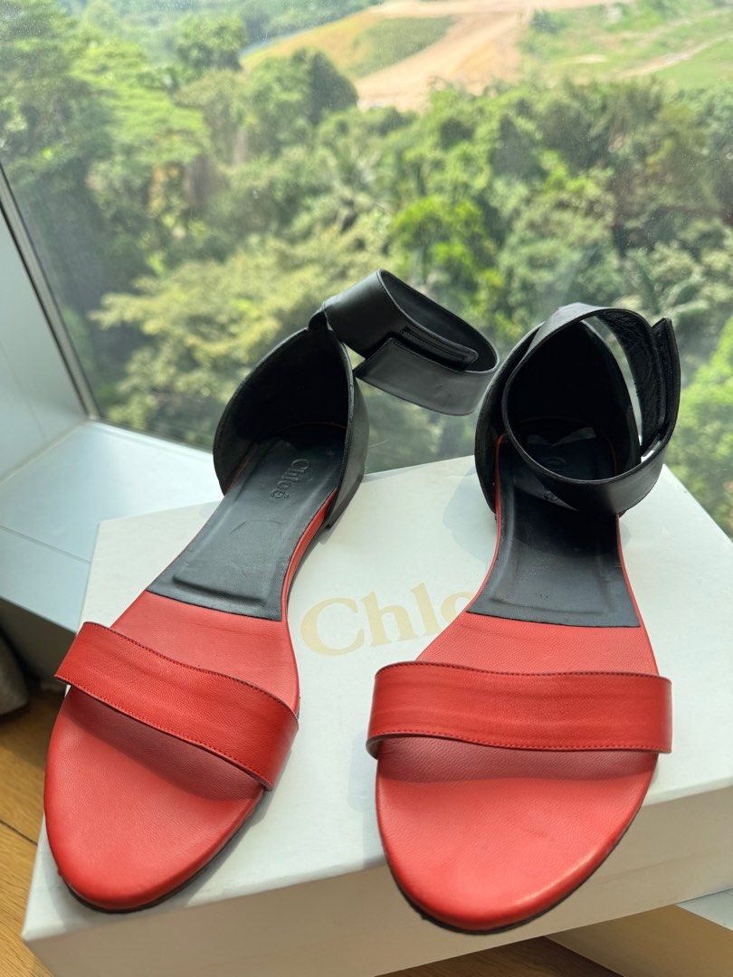 Chloe leather sandals top