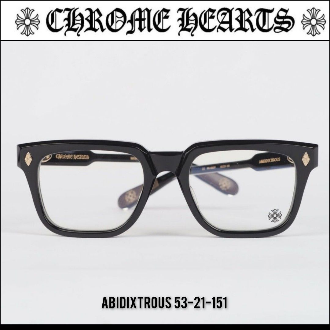超希少】Chrome Hearts AMBIDIXTROUS BLK クロムハーツ メガネフレーム