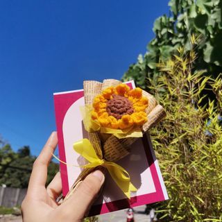 Crochet Flower Sunflower