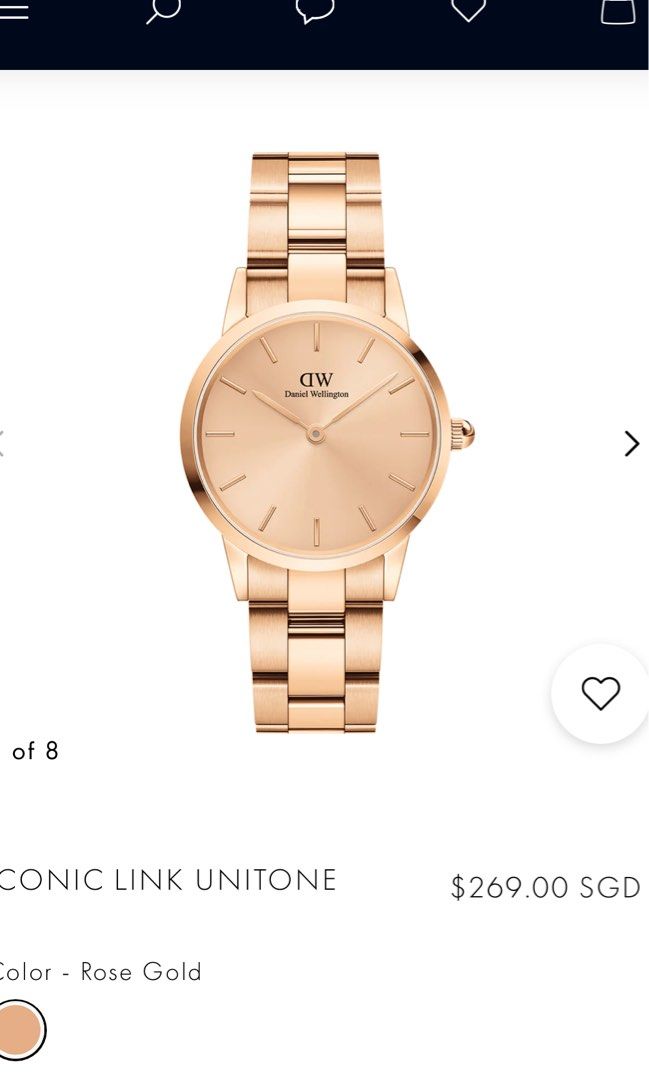 Daniel wellington iconic link unitone clearance