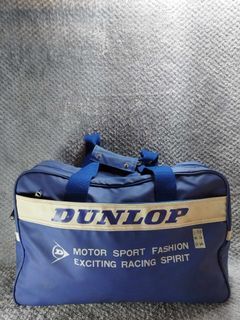 Dunlop Blue Zipper Printed Weekender Bag