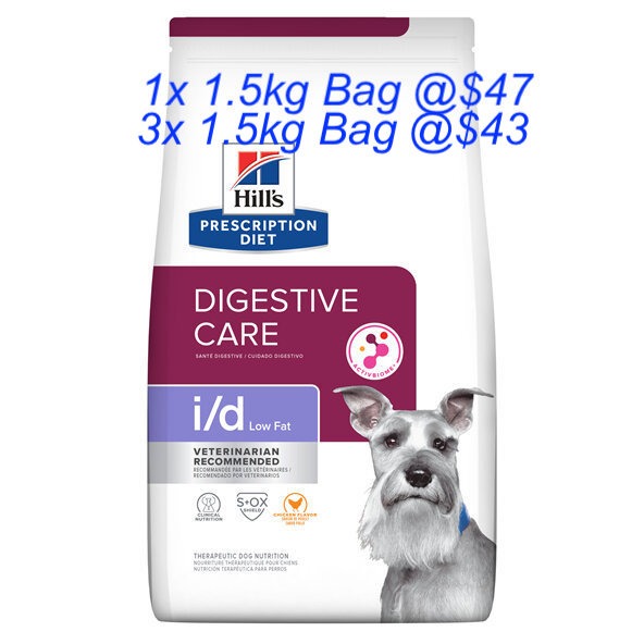Low fat prescription dog food shop