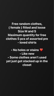 Free clothes!!!