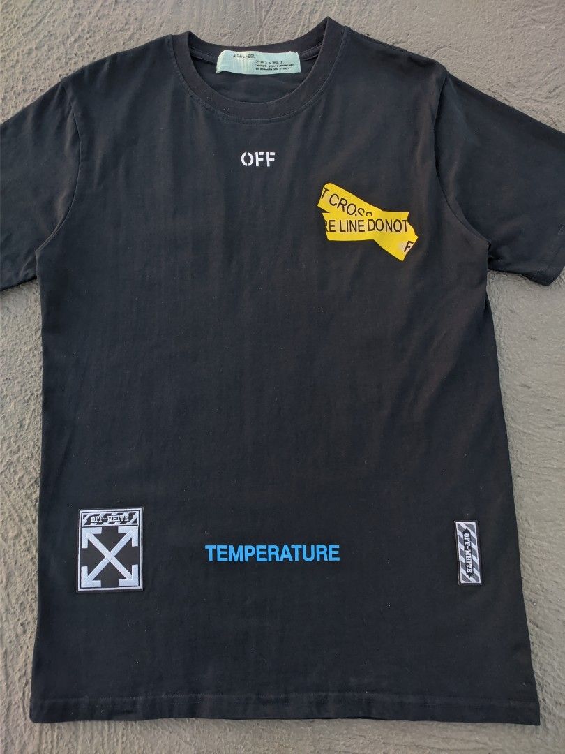 Off white top t shirt fake