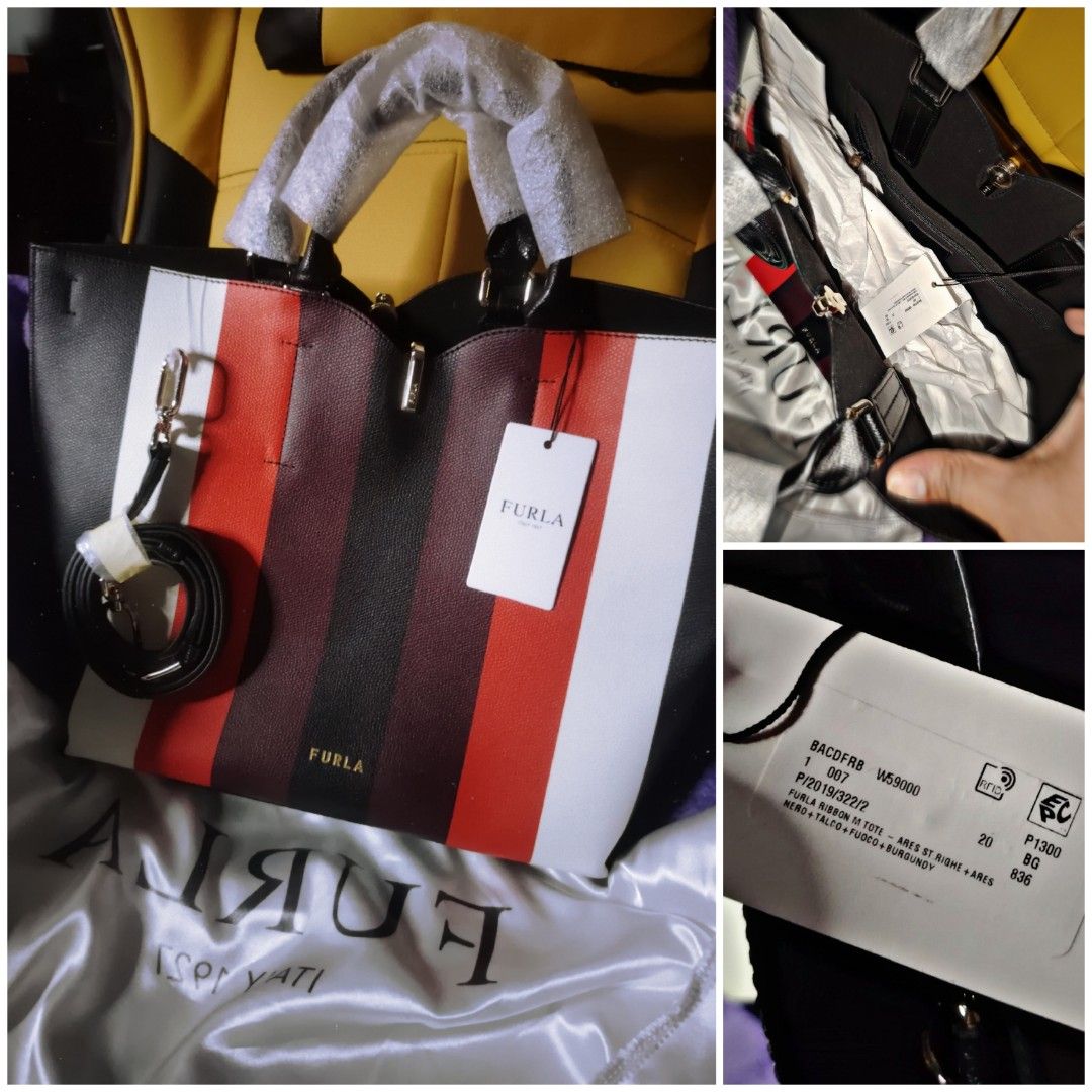 Furla ribbon s bucket bag best sale