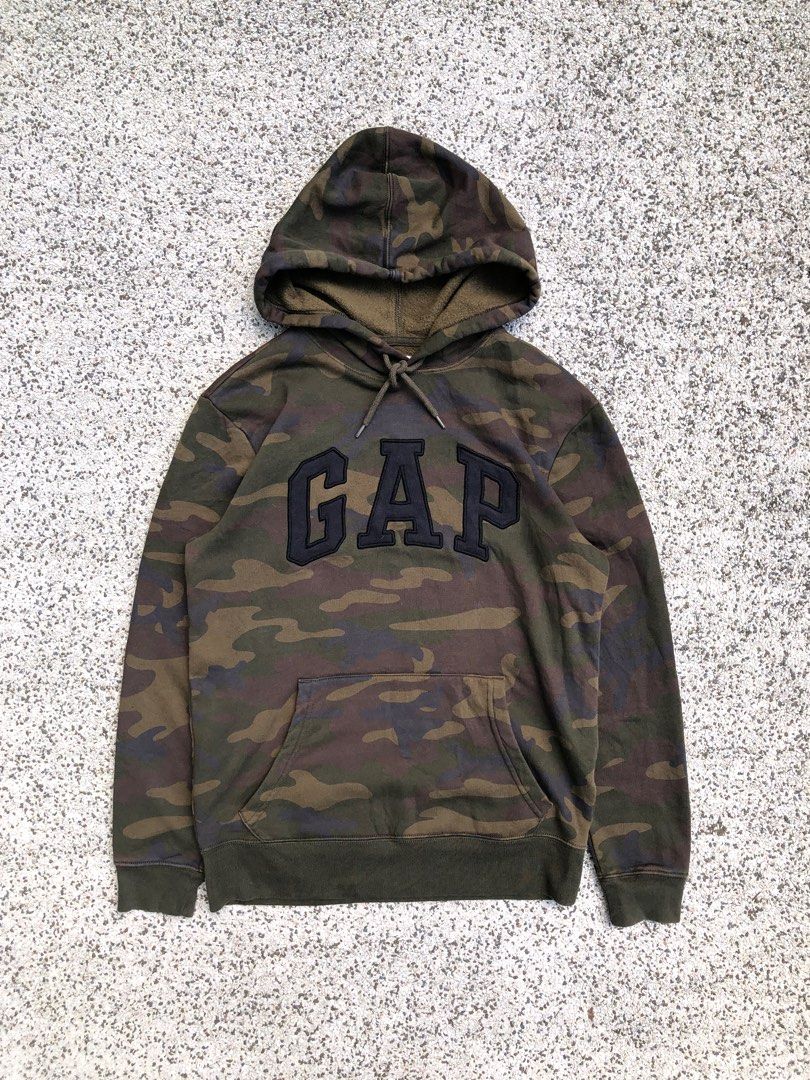 GAP CAMO HOODIE Men s Fashion Coats Jackets and Outerwear on