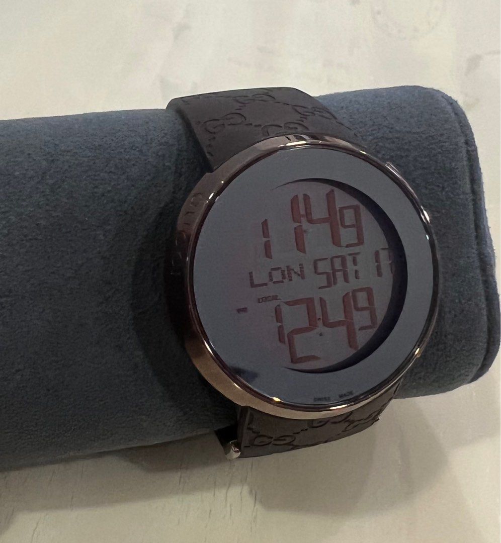 Gucci digital watch discount strap