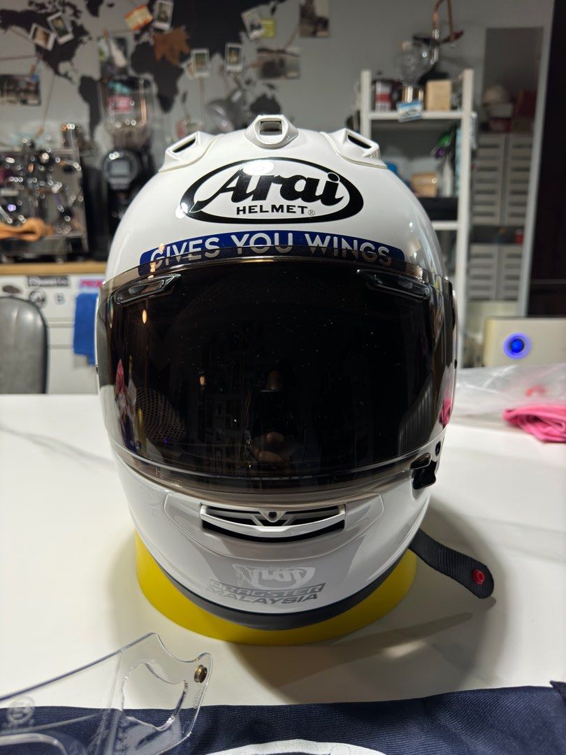 Helmet fullface Arai RX7X RX 7X Putih Size L Everything Else