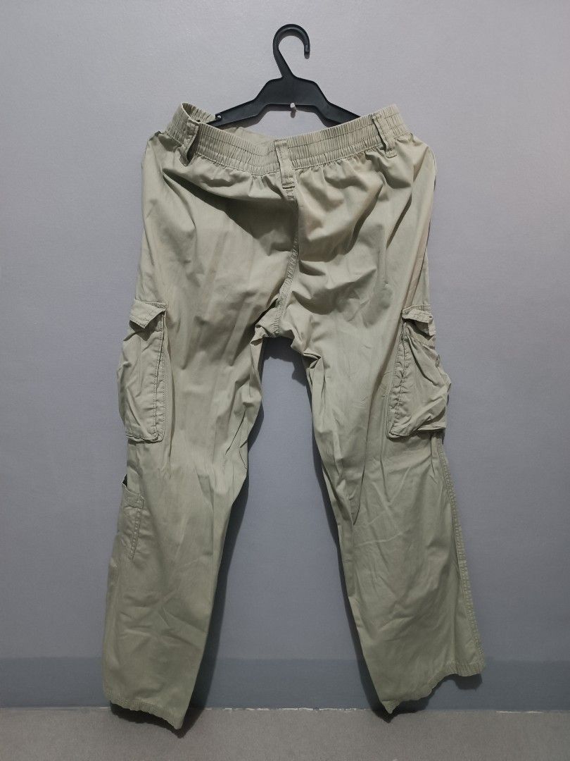 H&M Canvas Cargo Pants Khaki Green