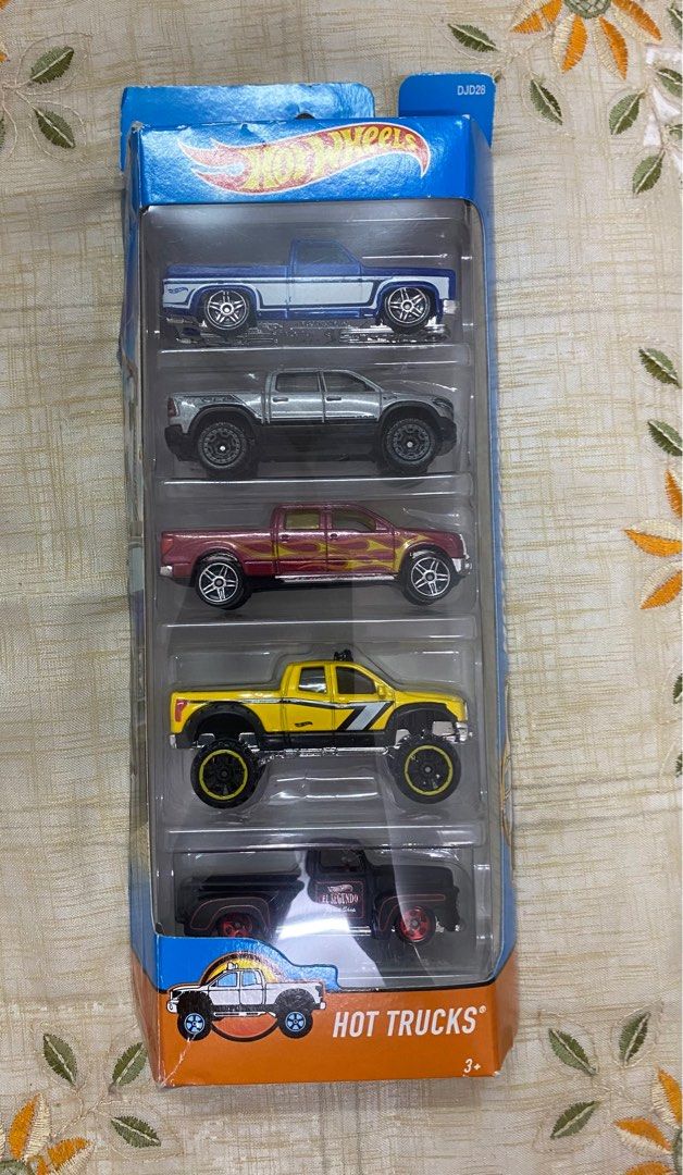 Hot wheels hot new arrivals trucks 5 pack