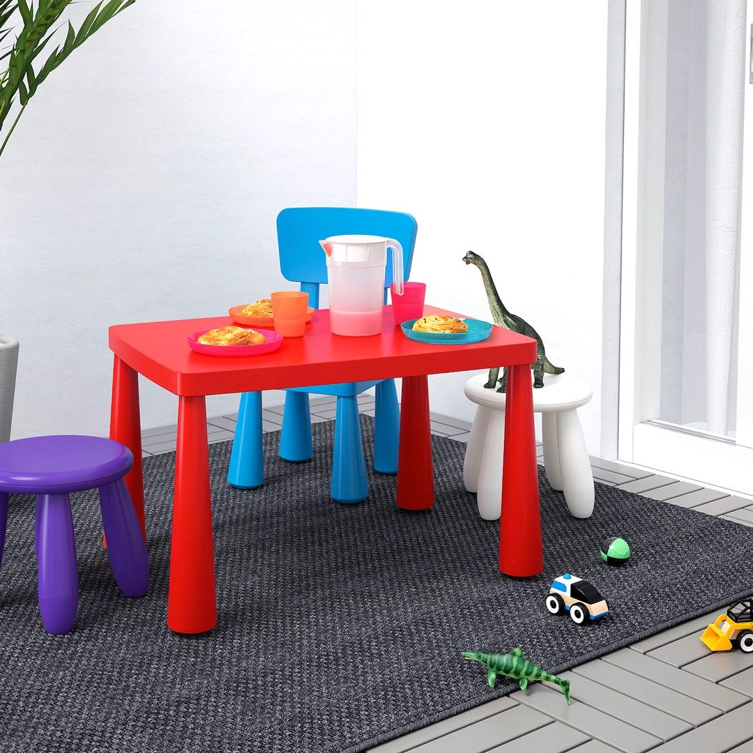Ikea baby table chair sales