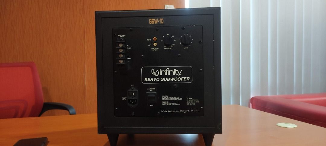 Infinity 10 Servo Subwoofer Made in USA