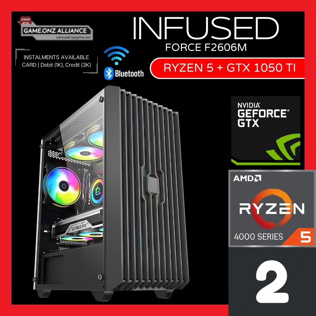 Gaming pc gtx 1050 ti online