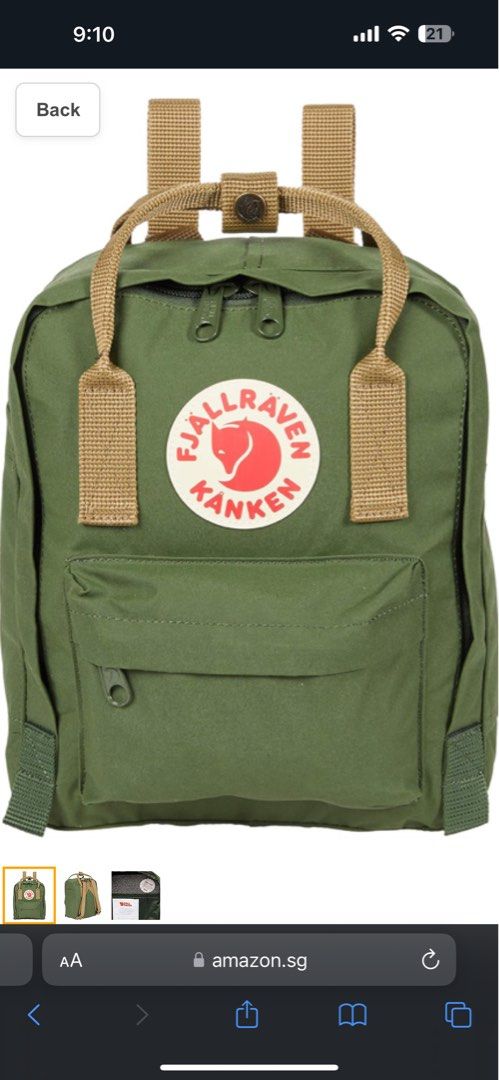 Spruce green hotsell kanken