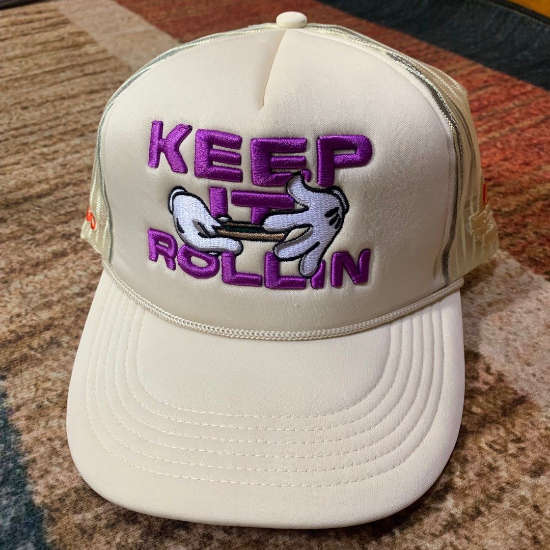 keep it rollin trucker hat, Men's Fashion, Watches & Accessories, Caps &  Hats on Carousell
