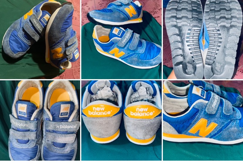 New balance 420 kids sales yellow