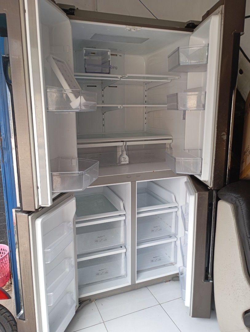 Kulkas samsung 4 pintu, Kitchen & Appliances di Carousell