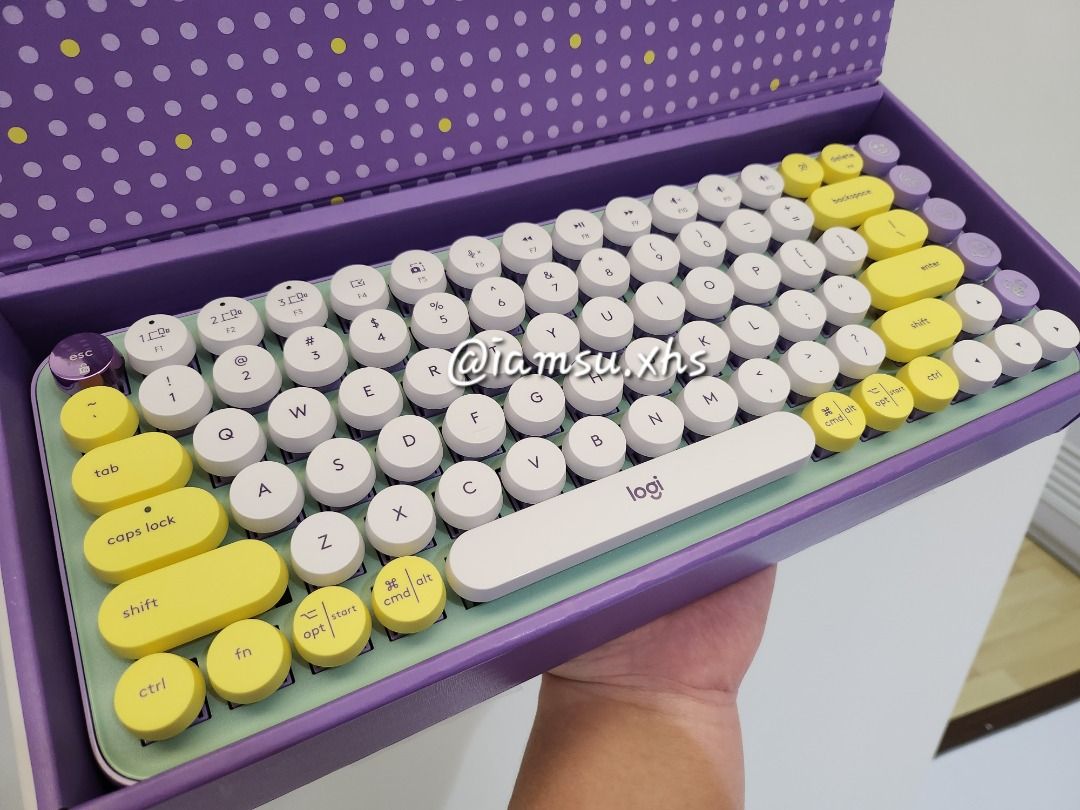 LOGITECH POP Keys Machanical Wireless Keyboard [DAYDREAM], Computers ...